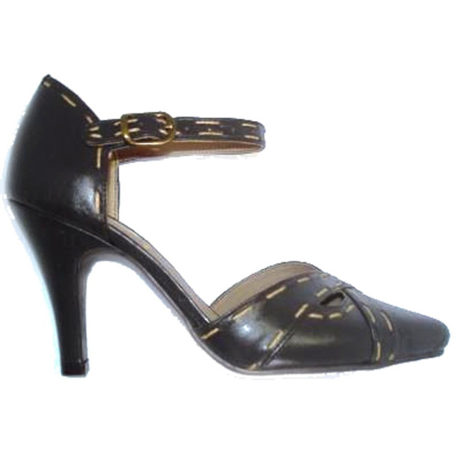 Sapato 5034 em couro Café