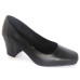 Feito Pra Você  *  Scarpin 19618 em couro cor Preto