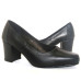 Feito Pra Você  *  Scarpin 19618 em couro cor Preto