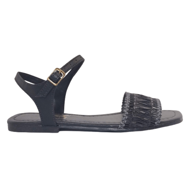 Flat Rasteira 22502 Preto