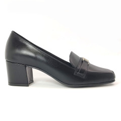 Loafer 22659 couro Preto