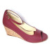 Anabela Peep Toe 22625 Tinto