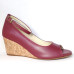 Anabela Peep Toe 22625 Tinto