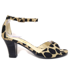 Sandália 22637 Animal Print   