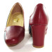 Scarpin 22605 Couro Tinto e Marinho