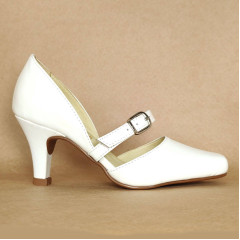 Scarpin 22624 Couro Branco