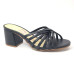 Tamanco 22654 couro Preto