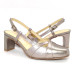 Slingback  21633 Couro Prata Velho