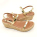 Feito Pra Você * Anabela Flat 23104 Ouro