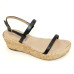 Anabela Flat 23104 Preto