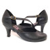 Sapato 23602 Couro Preto