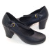 Sapato 23604 em couro Preto