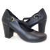 Sapato 23604 em couro Preto