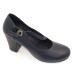 Sapato 23604 em couro Preto