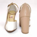 Sapato 23615 Nude e Off White