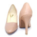 Scarpin 17656 couro Nude