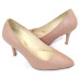 Scarpin 17656 couro Nude