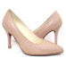 Scarpin 17656 couro Nude