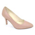 Scarpin 17656 couro Nude