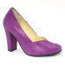 Scarpin 22669 em  Couro Uva