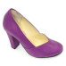 Scarpin 22669 em  Couro Uva