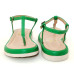 Flatform Papete 24106 Couro Verde