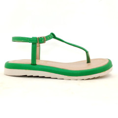Flatform Papete 24106 Couro Verde