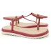 Flatform Papete 24106 Couro Vermelho