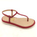 Flatform Papete 24106 Couro Vermelho