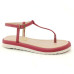 Flatform Papete 24106 Couro Vermelho