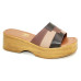 Flatform 24200 Couro Café e Cores