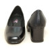 Scarpin 21607 couro Preto