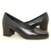 Scarpin 21607 couro Preto