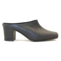 Mule 16633 couro Preto
