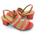 Sandalia 25620 Couro Coral