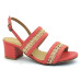 Sandalia 25620 Couro Coral