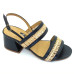 Sandalia 25620 Couro Preto