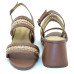 Sandalia 25620 Couro Tabaco
