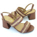 Sandalia 25620 Couro Tabaco