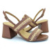 Sandalia 25620 Couro Tabaco