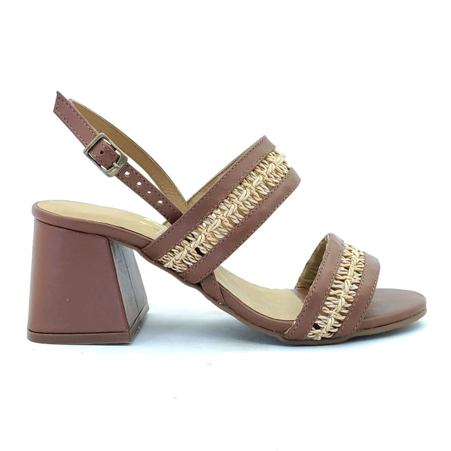 Sandalia 25620 Couro Tabaco