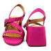 Sandália 25629 Couro Pink