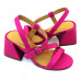 Sandália 25629 Couro Pink