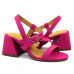 Sandália 25629 Couro Pink