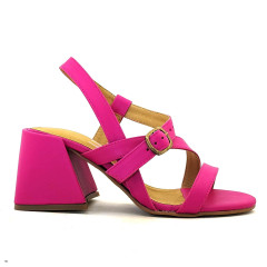Sandália 25629 Couro Pink