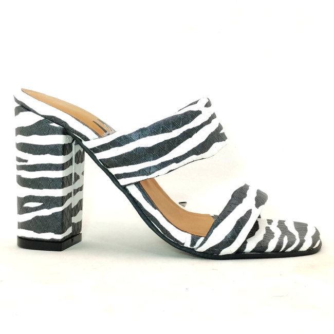 Tamanco Mule 25607 Zebra