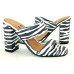 Tamanco Mule 25607 Zebra
