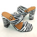 Tamanco Mule 25607 Zebra