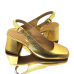 ENCOMENDE * Slingback Ouro