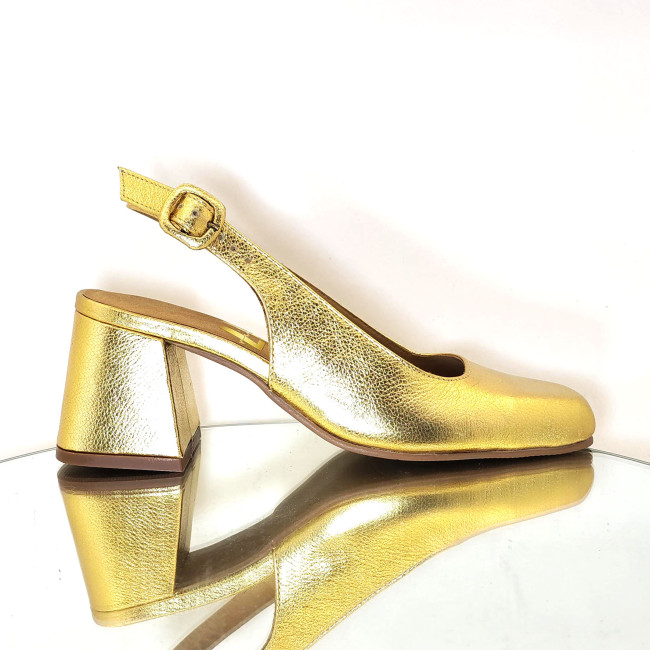 ENCOMENDE * Slingback Ouro